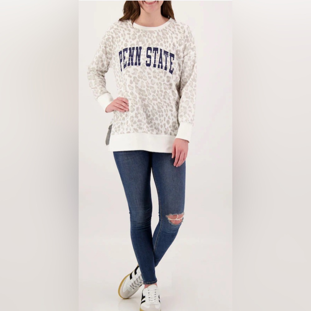 NWT Gameday Couture Penn State women’s offic. licensed sweatshirt w/side slits,M